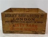 Cutty Sark Whisky Box
