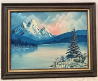 Framed Painting by Cathie Jones