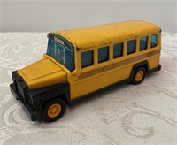 Metal and Plastic Toy School Bus