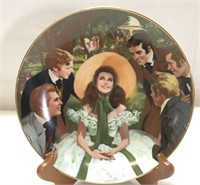 1988 Scarlett and Her Suitors Plate w/COA