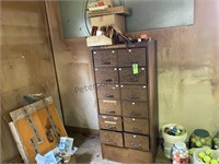 Harley Davidson Parts New / Old Stock Cabinet