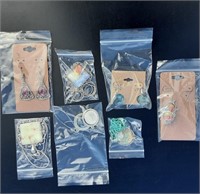 New Lot of 7 Hand created Jewelry Lot