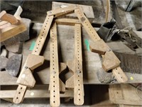 primitive plane and wood clamps
