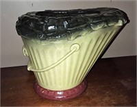 McCoy Coal Bucket Cookie Jar- Missing lid #218