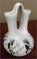 Handmade Native American Pottery Wedding Vase