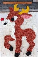 Melted plastic Decoration reindeer #2