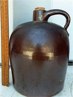 8" Stoneware brown jug