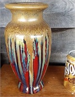 drip glaze vase