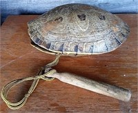 primitive instrument- turtle shell drum