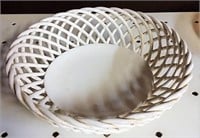 Intricut ceramic bread bowl