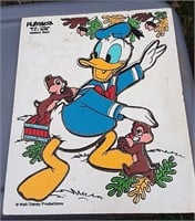 Wooden puzzle- Playskool- Donald Duck