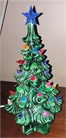 vintage 12" ceramic Christmas tree