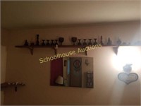 Shelves and contents and bonus mirror