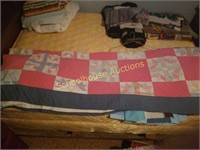 Old pink quilt