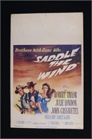1957 “Saddle the Wind” western movie window