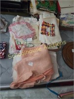 Group of vintage linens
