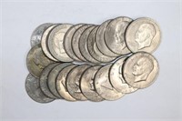 (21) old Eisenhower dollars