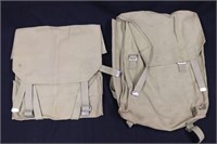 (2) British WWII style Army packs.