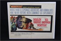 1965 “Morituri” half sheet movie poster