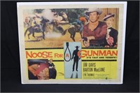1960 “Noose for a Gunman” half sheet western