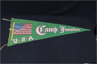 WWI “Camp Funston” souvenir pennant