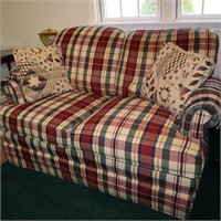 Loveseat with Pillows