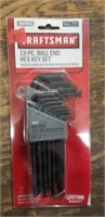 Craftsman 13-pc Ball End HEX Key Set Metric 46755