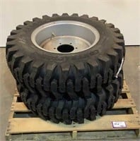 (2) "New" Titan 6 Lug Heavy Equipment Tires & Whee