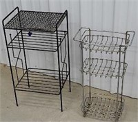 2 wire shelves