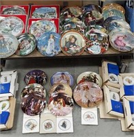 3 large boxes of collector plates and original