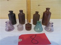 collection of ink wells