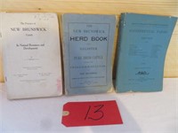 1895 NB Herd book registery,  Experimental Farms