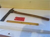 blacksmith made hewing tool