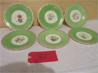 set of 6     9 in plates