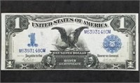 1899 US $1 'Black Eagle' Silver Certificate UNC