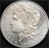 1878-S US Morgan Silver Dollar BU Gem