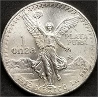 1982 Mexico 1oz .999 Silver Libertad BU