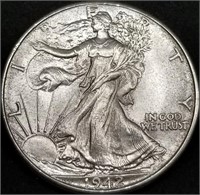 1942-P Walking Liberty Silver Half Dollar BU