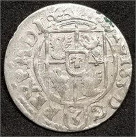 1623 Poland Sigismund III Silver Groschen