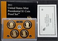 2011 US Mint Presidential Dollar Proof Set MIB