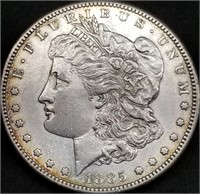 1885-S US Morgan Silver Dollar BU Tougher Date