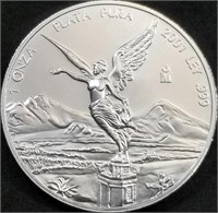 2001 Mexico 1oz .999 Silver Libertad BU