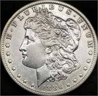 1886-O US Morgan Silver Dollar BU Better Date