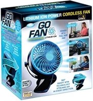 Go Fan Rechargeable Lithium-Ion Fan That Cools You
