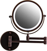 OVENTE Wall Mounted Vanity Makeup Mirror 8.5 Inch