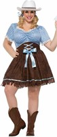 Forum Women's Plus Size Cowgirl Costume,