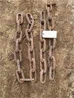 3 Tie down chain/log chain, 1 chain is 4’ and 2