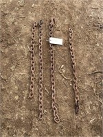 4 Tie down chain/log chain One chain has a grab