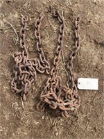 2 Tie down chain/log chain, both chains are 7’