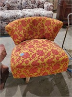 Vintage Red & Yellow Chair